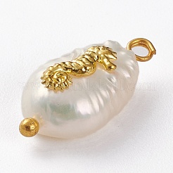 Natural Keshi Pearl Pendants&nbsp;PALLOY-JF00594-02