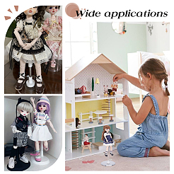 Adjustable Plastic & Metal Doll Support Stands for Models&nbsp;ODIS-WH0043-210