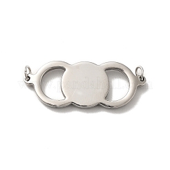 Tarnish Resistant 304 Stainless Steel Connector Charms&nbsp;STAS-M311-18P