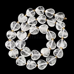 Natural Quartz Crystal Beads Strands&nbsp;G-B044-B15-01