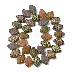 Baking Paint Glass Beads Strands&nbsp;GLAA-H042-02