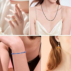 200gの電気メッキガラスシードビーズ  ジュエリー作りのための  混合図形  サンゴ  1.2~15x1.5~4.5mm  穴：0.8~1.8mm&nbsp;GLAA-SZ0002-17A