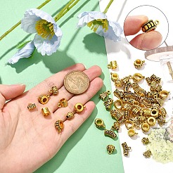 65Pcs 13 Styles Tibetan Style Alloy Tube Bails&nbsp;FIND-YW0005-62