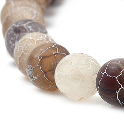 Natural Weathered Agate Beads Strands&nbsp;G-S259-05G-8mm