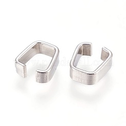 変色しにくい304ステンレススチール製クイックリンクコネクター  フレームコネクター  ステンレス鋼色  8x7.5x3.5mm&nbsp;STAS-L207-13P