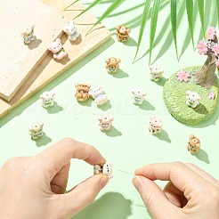 16Pcs 8 Colors Handmade Porcelain Beads&nbsp;PORC-CJ0001-53
