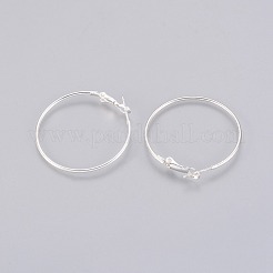 Brass Hoop Earrings&nbsp;X-EC108-2NFS