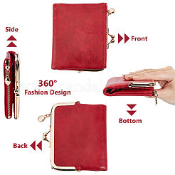 PU Leather Kiss Lock Wallets&nbsp;AJEW-WH0796-86B