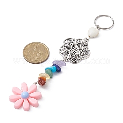 Flower Resin Keychains&nbsp;KEYC-JKC00556-01