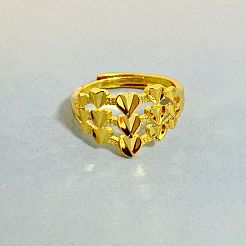 Brass Adjustable Finger Rings&nbsp;FS-WGF67D5-02
