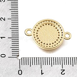 真鍮マイクロパヴェクリアキュービックジルコニアフラットラウンドコネクターチャーム  18KGP本金メッキ  鉛フリー＆カドミウムフリー  長持ちメッキ  ラックめっき  スター  22x15.5x3mm  穴：1.8mm&nbsp;KK-E802-32A-G