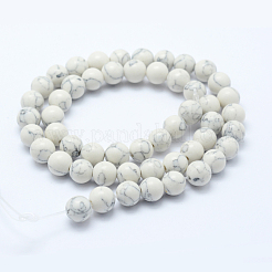 Synthetic Howlite Bead Strand&nbsp;G-E439-8mm-01C