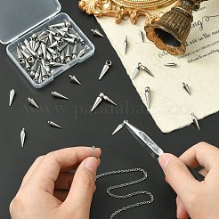 60Pcs 6 Styles 201/304 Stainless Steel Pendants&nbsp;STAS-CJ0002-93