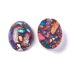 Synthetic Turquoise Cabochons&nbsp;X-G-L502-18x25mm-04A