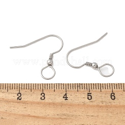 201 Stainless Steel Ear Hooks&nbsp;STAS-C117-03A-P
