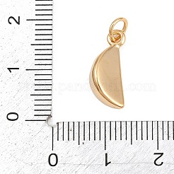 304ステンレスペンダント  ゴールドカラー  スイカのスライス型チャーム  16x6x4mm  穴：3.5mm&nbsp;STAS-K304-18D-G