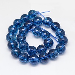 Natural Crackle Quartz Beads Strands&nbsp;G-N0003-6mm-04