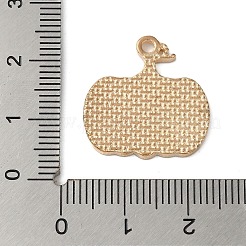 感謝祭の日の金色合金エナメルペンダント  カボチャ  20.5x20x1.5mm  穴：1.8mm&nbsp;ENAM-M002-01H-G