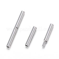変色しにくい304ステンレススチール製バヨネット留め具  コラム  ステンレス鋼色  19x2mm  穴：1.3mm&nbsp;STAS-F108-12P-1.3mm