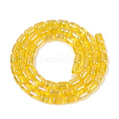 Electroplate Transparent Glass Beads Strands&nbsp;LS-EGLA-Q132-03A-A03