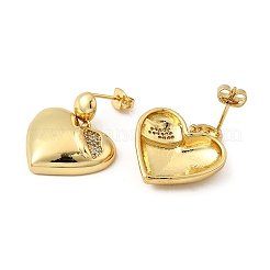 Rack Plating Brass Micro Pave Clear Cubic Zirconia Dangle Earrrings&nbsp;EJEW-L097-27G
