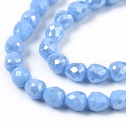 Opaque Glass Beads Strands&nbsp;EGLA-T008-16C