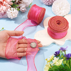 2 Rolls Polyester Mesh Ribbons&nbsp;SRIB-TA0003-42B