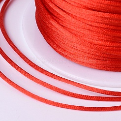 Nylon Satin Rattail Cords&nbsp;LS-NWIR-TAC0001-01B