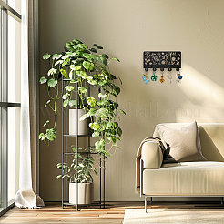 Wood & Iron Wall Mounted Hangers&nbsp;HJEW-WH0055-100
