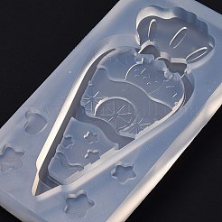 絞り袋の形DIYシリコンモールド  レジン型  UVレジン用  エポキシ樹脂ジュエリー作り  ホワイト  フルーツの模様  88x43x11mm&nbsp;LS-DIY-I080-01B