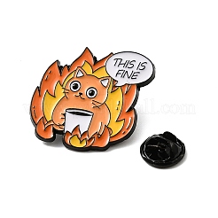 Fine Thmem Enamel Pin&nbsp;JEWB-K018-30B-EB