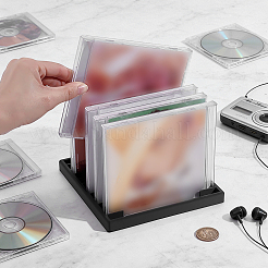 12 Grids Plastic CD Storage Racks&nbsp;AJEW-WH0643-111B