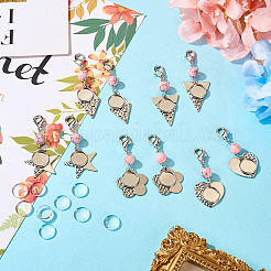 20Pcs 5 Styles 304 Stainless Steel Pendant Decoration&nbsp;HJEW-TA0001-28