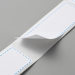 Rectangle Date Blank Stickers&nbsp;DIY-WH0349-22B