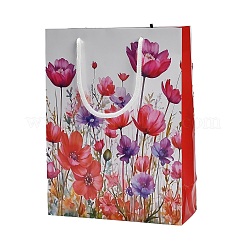 Flower Printed Paper Gift Bags with Handles&nbsp;CARB-F014-02
