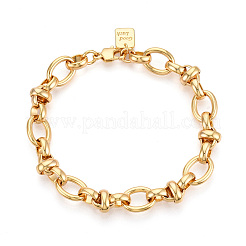 Brass Chain Bracelets&nbsp;BJEW-N032-06G