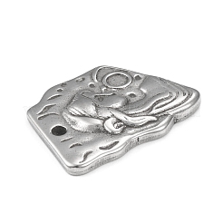 Tarnish Resistant 304 Stainless Steel Pendant Cabochon Settings&nbsp;STAS-F287-43P