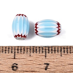 Handmade Millefiori Glass Barrel Beads&nbsp;LA-N002-02D