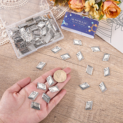 教師の日のためのチベットスタイルの合金ペンダント100個  ブックチャーム  カドミウムフリー＆ニッケルフリー＆鉛フリー  アンティークシルバー  18x12.5x2mm  穴：1.2mm&nbsp;TIBE-SC0002-62