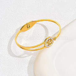 201 Stainless Steel Cuff Bangles&nbsp;MD1186-1