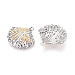 304 Stainless Steel & Imitation Pearl Pendants&nbsp;STAS-T073-71GP