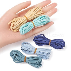 5 Strands 5 Colors Faux Suede Cord&nbsp;LW-FS0001-01D