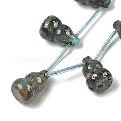 Electroplate Natural Hemimorphite Beads Strands&nbsp;G-U012-A04