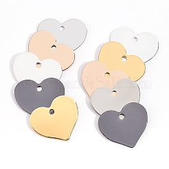30Pcs 5 Colors Brass Pendants&nbsp;KK-BC0002-13