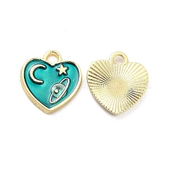 Alloy Enamel Pendants&nbsp;ENAM-E004-06LG