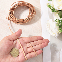 5M Cowhide Leather Cords for DIY Craft&nbsp;WL-GF0001-25A-03