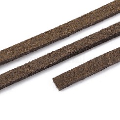 スエード調コード  フェイクレース  キャメル  1/8インチ（3mm）x1.5mm  約96.24~98.43ヤード（88~90m）/ロール&nbsp;LW-S028-47