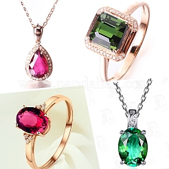 Pointed Back Glass Rhinestone Cabochons&nbsp;RGLA-OC0001-03B