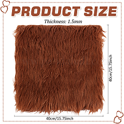 Imitation Rabbit Hair Faux Fur Polyester Fabric&nbsp;DIY-WH0032-91C