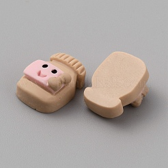 オペーク樹脂カボション  ボトル  バリーウッド  14x10x6mm&nbsp;RESI-CJC0004-02